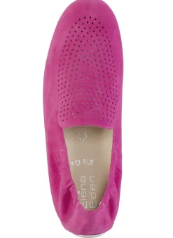 ELENA EDEN Slipper aus weichem Veloursleder mit luftiger Perforation