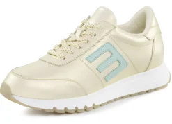 ELENA EDEN Sneaker aus schimmerndem Nappaleder