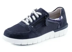 ELENA EDEN Sneaker aus Veloursleder und luftigem Textilmaterial