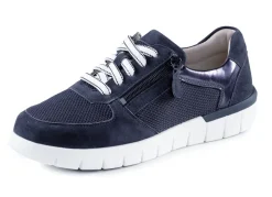 ELENA EDEN Sneaker aus Veloursleder und luftigem Textilmaterial