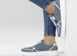 ELENA EDEN Sneaker mit Kontrast-Besätzen