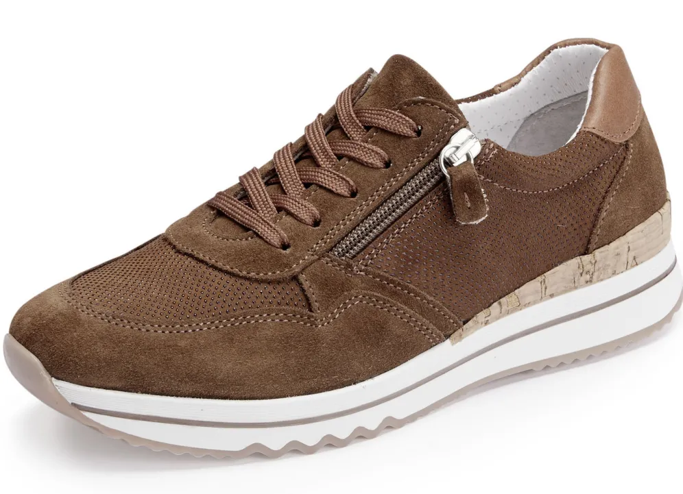 ELENA EDEN Sneaker mit Schnürung und Seitenreißverschluss