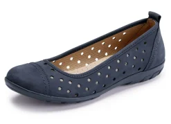 ELENA EDEN, sommerliche Damen-Ballerinas, Weite G, mit herausnehmbarem Fußbett