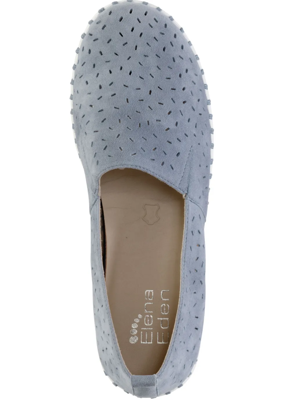 ELENA EDEN, sommerliche Damen-Slipper, Weite H, mit herausnehmbarem Fußbett