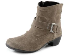 ELENA EDEN Stiefelette mit flotter Raffung und Zier-Schließe