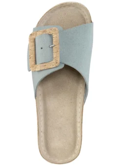 ELENA EDEN, trendige Damen-Pantoletten, aus Leder