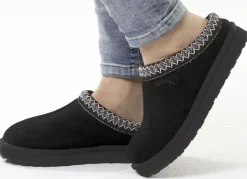 ELENA EDEN, warme Damen-Clogs, mit Lammfell