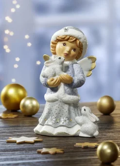 Engel mit Häschen aus der Nina & Marco-Serie von Goebel