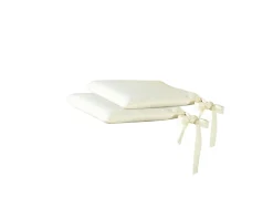 2er-Set Sitzkissen mit Schleifenbändern