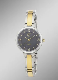 ETT-Solar-Damenuhr mit Titanbandgehäuse