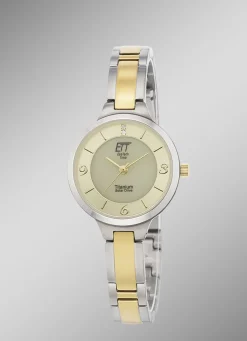 ETT-Solar-Damenuhr mit Titanbandgehäuse