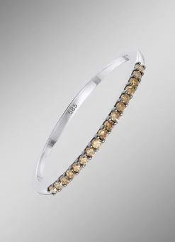 Exquisiter Damenring mit braunen Diamanten