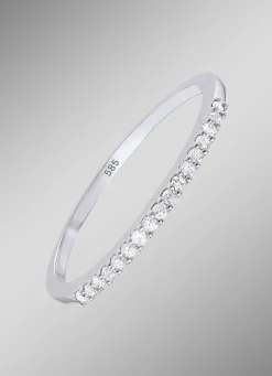 Exquisiter Damenring mit weißen Diamanten