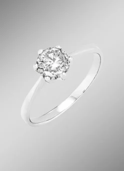 Fabelhafter Solitär-Damenring mit Brillant