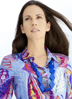 Fantastische Halskette mit Schmuckelementen aus Holz