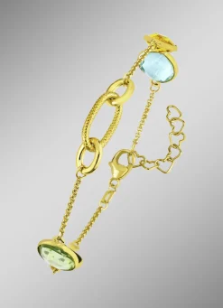 Farbenfrohe Eleganz: Armband mit Quarzen