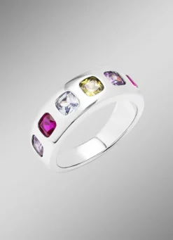 Farbenprächtiger Damenring