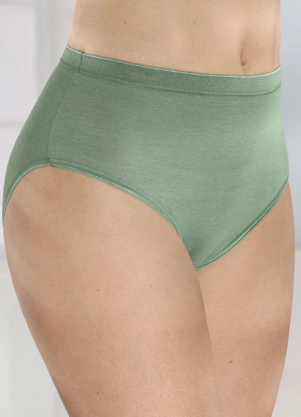 Fünferpack Slips mit elastischen Abschlüssen