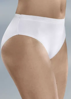 Fünferpack Slips mit glänzenden Abschlüssen