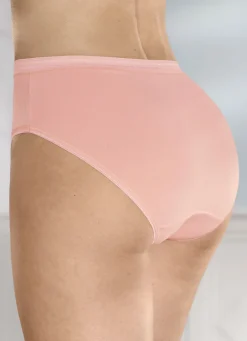 Fünferpack Slips mit glänzenden Abschlüssen