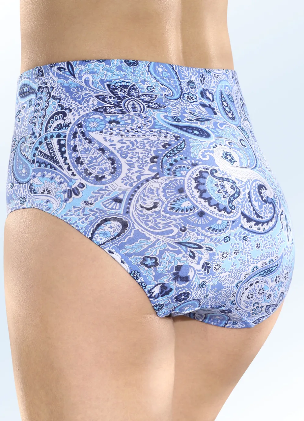 Fünferpack Slips mit Paisley-Druck