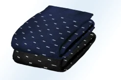 Fünferpack Socken mit handgekettelter Spitze und druckfreiem Bund