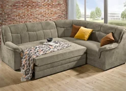 Frei im Raum aufstellbare Polsterecke mit Bettfunktion