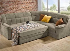 Frei im Raum aufstellbare Polsterecke mit Bettfunktion