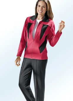 Freizeitanzug mit Kontrast-Verarbeitung