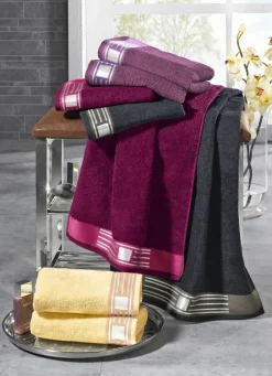 Frottier-Serie mit Glitzergarn