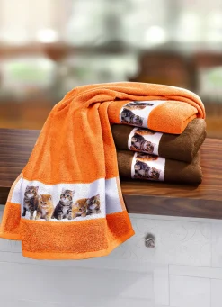 Frottier-Serie mit Jacquard-Bordüre