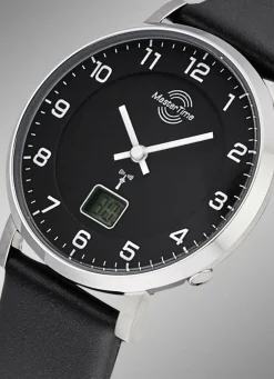 Funk-Damenuhr mit Lederband