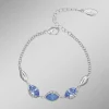 Funkelnde Eleganz in Blau – Armband mit Swarovski-Kristalle