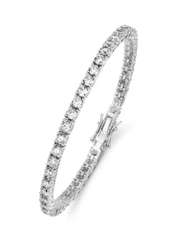 Funkelndes Armband mit synth. Zirkonia