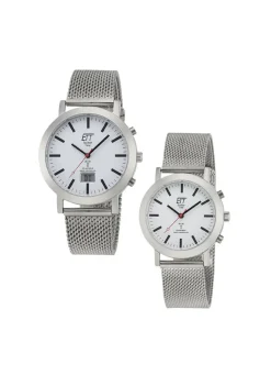 Funkgesteuerte Partneruhr mit Solar-Antrieb