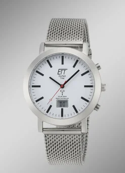 Funkgesteuerte Partneruhr mit Solar-Antrieb