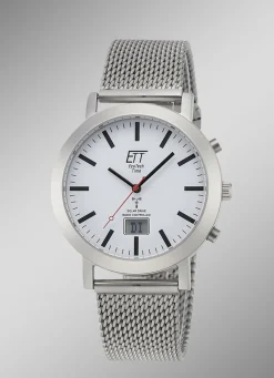 Funkgesteuerte Partneruhr mit Solar-Antrieb