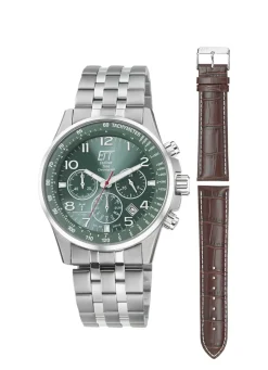 Funk-Solar-Chronograph mit Wechselband