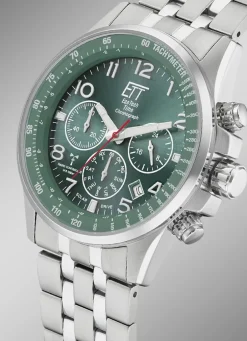 Funk-Solar-Chronograph mit Wechselband