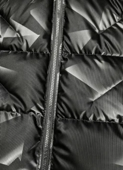 Funktionsjacke mit reflektierendem Print