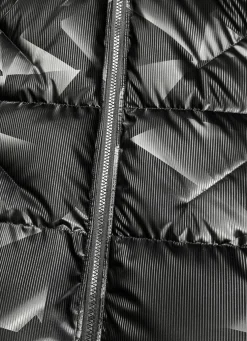 Funktionsjacke mit reflektierendem Print