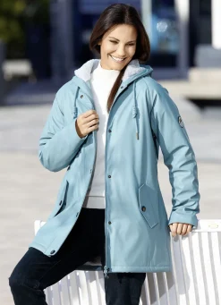 Funktionsjacke mit Teddyfutter