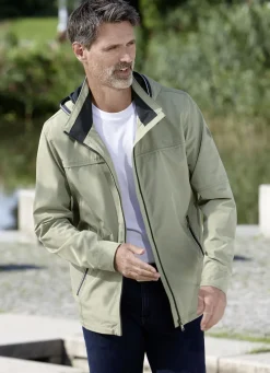 Funktionskurzjacke mit abtrennbarer Kapuze