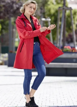 Funktions-Kurzmantel mit abnehmbarer Kapuze