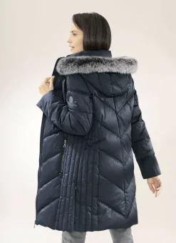 Funktions-Kurzmantel mit fester Kapuze