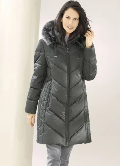 Funktions-Kurzmantel mit fester Kapuze