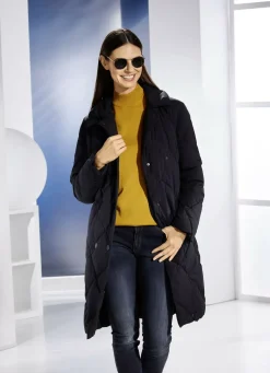 Funktionsmantel mit Rautenstepp