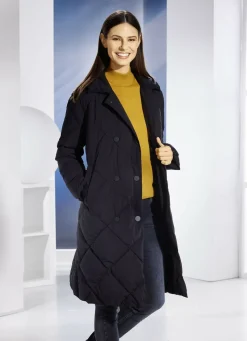 Funktionsmantel mit Rautenstepp