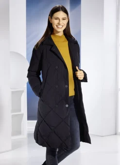 Funktionsmantel mit Rautenstepp