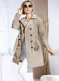 Funktions-Trenchcoat mit Gürtel